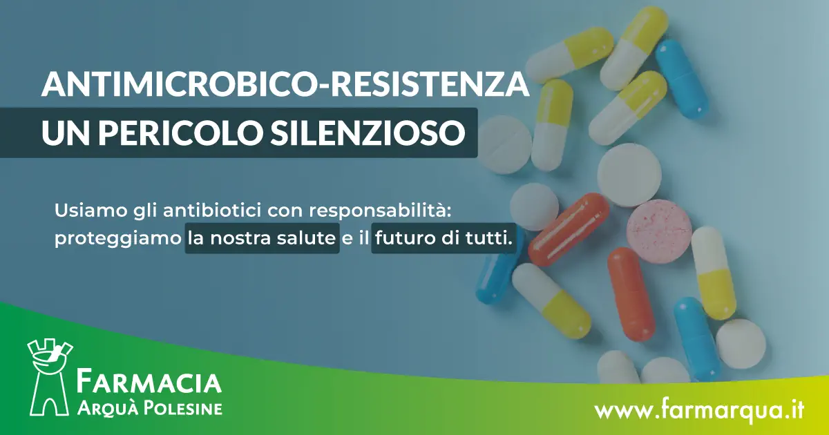 Antibiotici sparsi sul tavolo per sensibilizzazione
