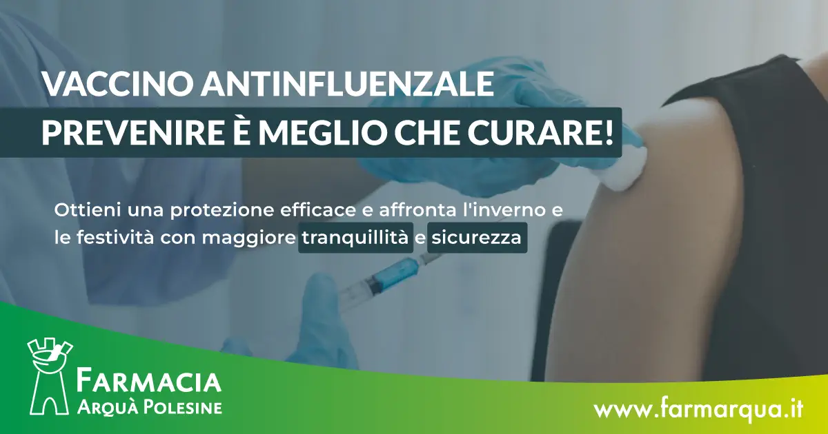 Paziente che viene vaccinato contro l'influenza